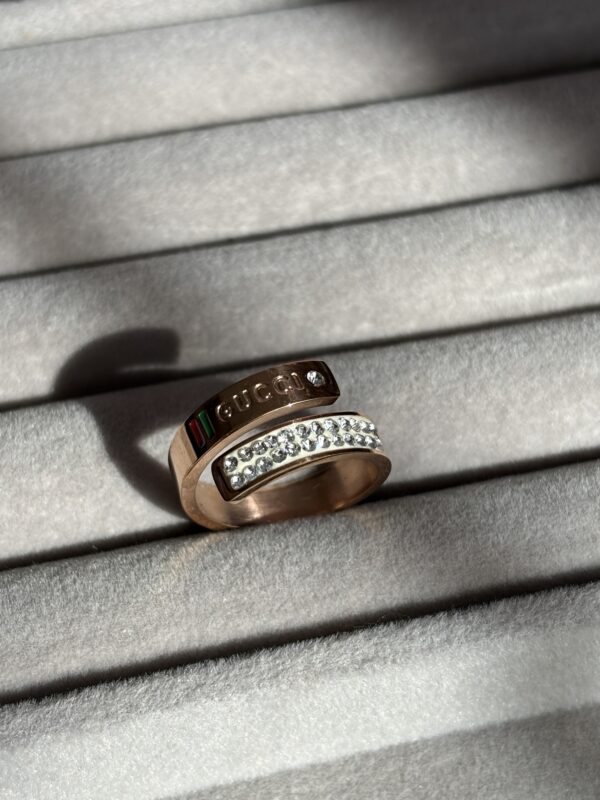 Rose Gold G Ring