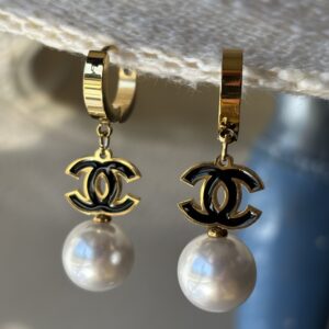 Black CC Earing