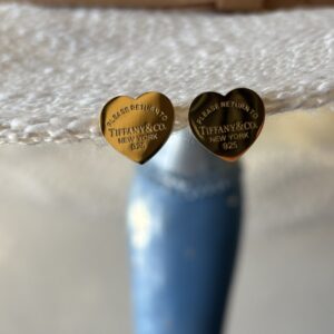 Gold Heart Earing