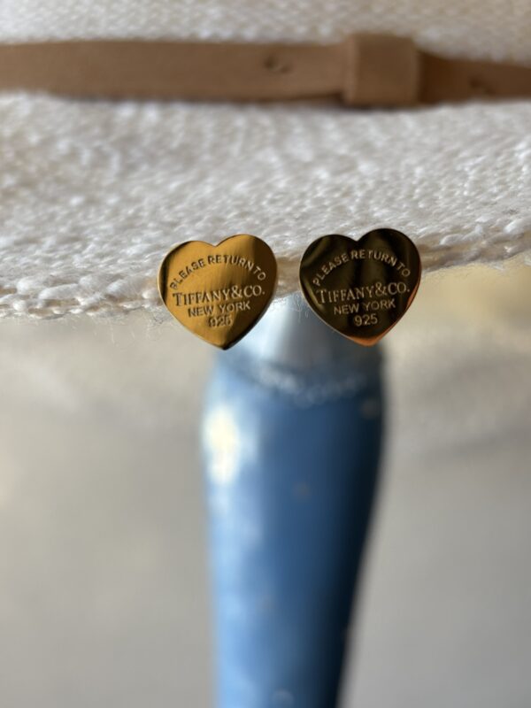 Gold Heart Earing