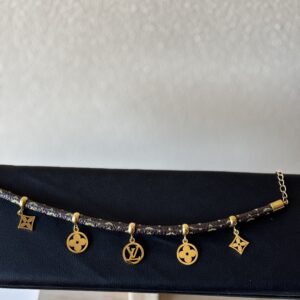Brown and Gold L.V Braclet
