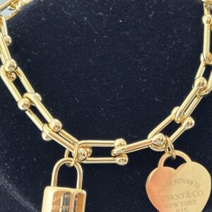 Lock and Heart Braclet