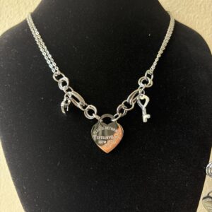 Silver lock and Key
