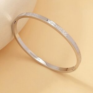 Silver Charm Bangle