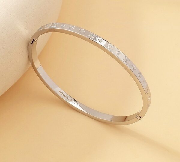 Silver Vuitton Vibe Cuff
