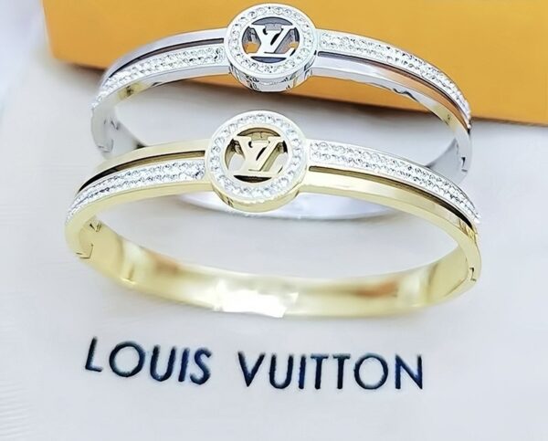 L V Diamond Bangle