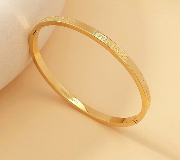 Gold Thin Signature Sparkle Cuff
