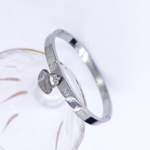 Silver Fortune Bloom Bangle