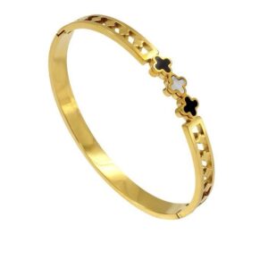 Black and White Clove Bangle