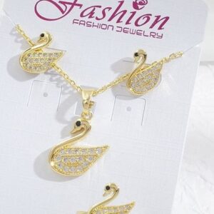Gold Swarovski Set