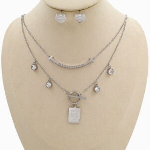 Silver  lock Set