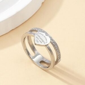 Silver Heart Ring
