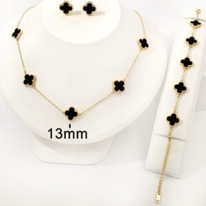 Gold Black Clove Set