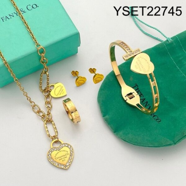 Gold T Heart Set - Image 2